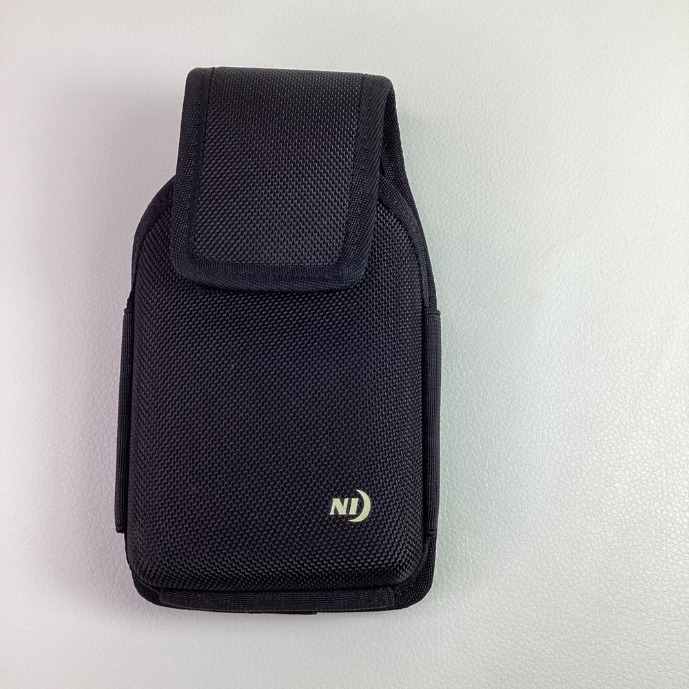 Nite Ize Clip Case Nylon Cell Phone Holster Pouch Belt Clip Black 6.5" x 3.5"